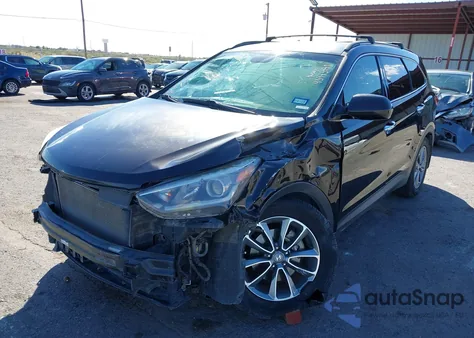 2017 Hyundai Santa Fe Se из США, поврежденный, VIN KM8SM4HF8HU246582